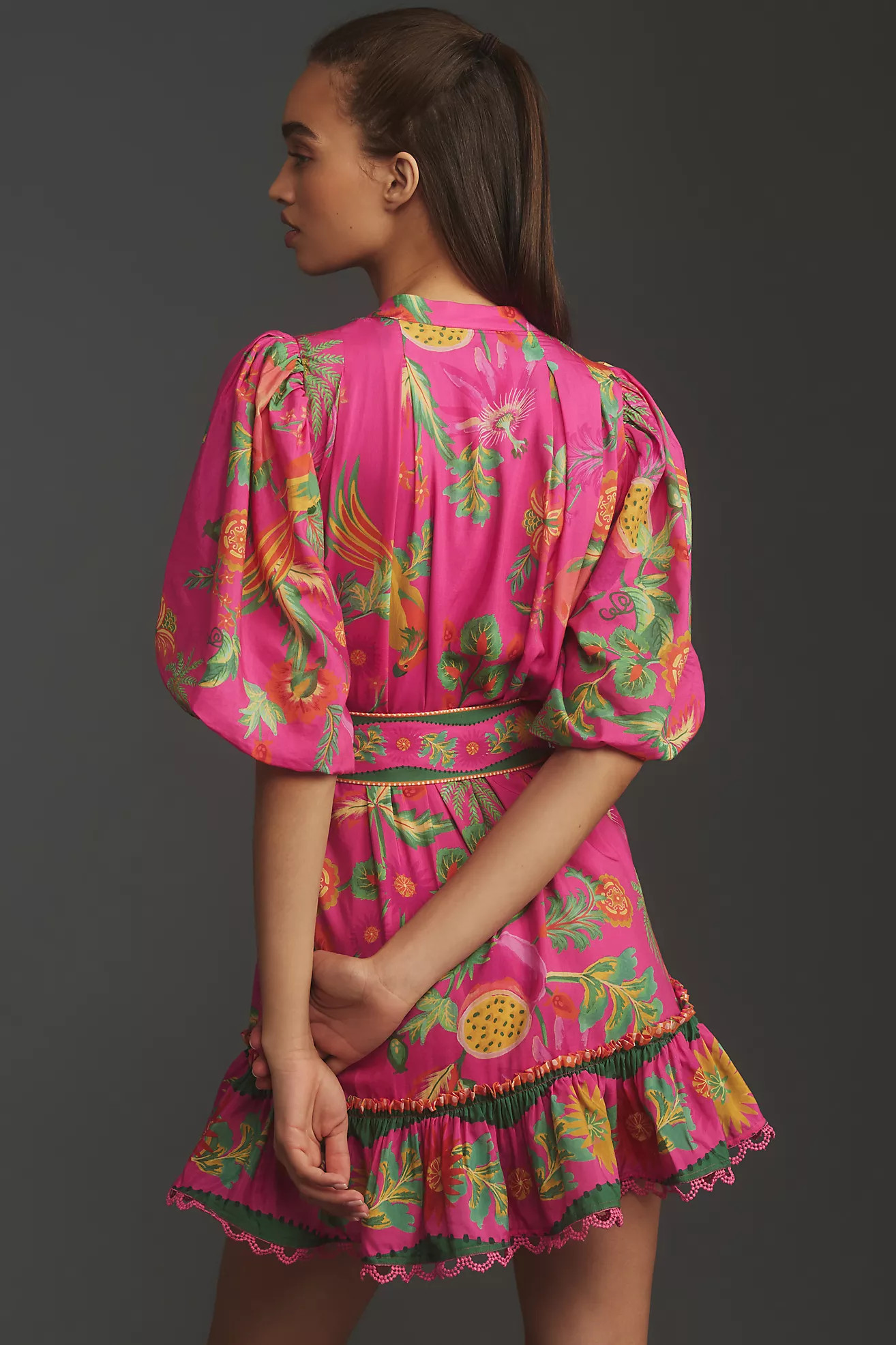 Farm Rio Fruit Garden Mini Dress | Anthropologie (US)