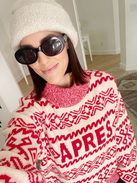 SNOW \ winter gear I love! Beanie, apres skin sweater from Target (wearing a small - runs big) and now sunglasses (Amazon find!)

Winter outfit 
Ski


#LTKSeasonal #LTKstyletip #LTKfindsunder50