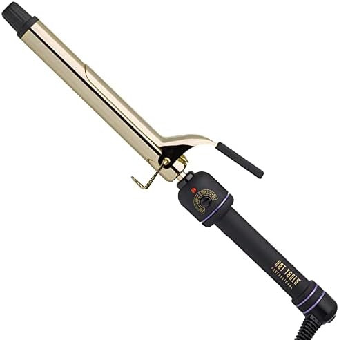 Hot Tools Professional 24K Gold Extra Long Curling Iron/Wand with Heat Resistant Mat, 1 inch | Amazon (US)