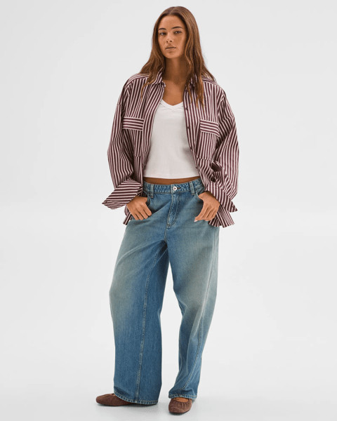 Lily Loves Australian Cotton Blend Oversized Shirt | Target AU