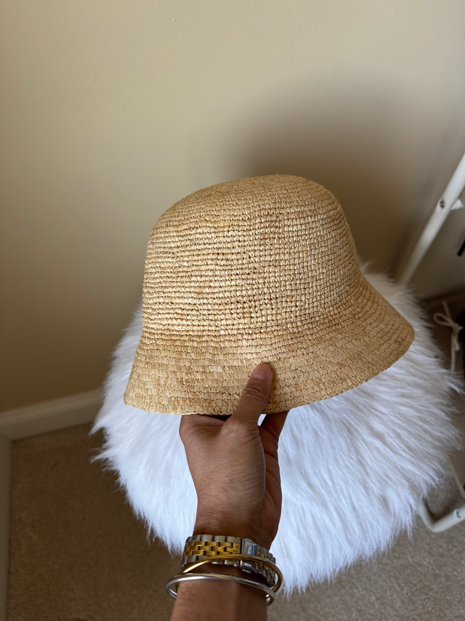 Travel essentials. Raffia hat. Beach hat. 
Cute, comfy style that actually feels breathable. 
Two sizes: i took m/l
Other colors also available too.

#LTKOver40 #LTKTravel #LTKSwim