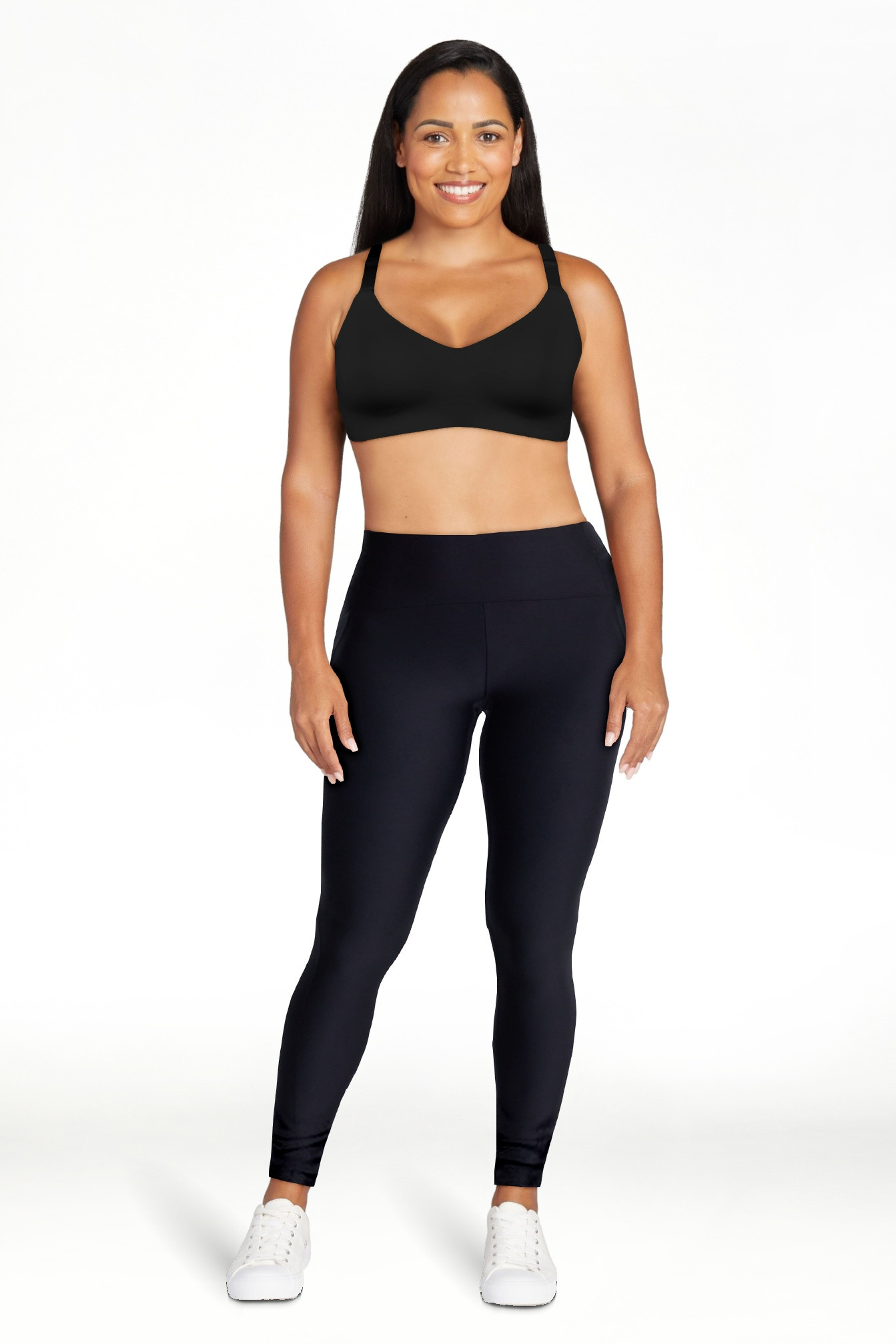 Avia Women's and Women's Plus Shine Leggings, 27" Inseam, Sizes XS-4X | Walmart (US)