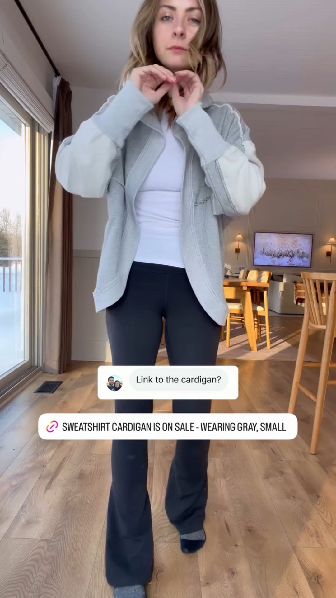 This sweatshirt cardigan is so cozy! Comes in tons of colors, but I especially love the texture on the sleeves in this one! Runs a bit oversized, wearing my reg size small.

#LTKootd #LTKmomlife #LTKdayinmylife