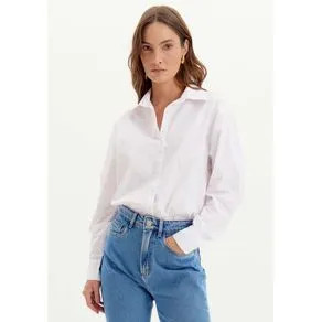Camisa Oversized Tradicional Branco GG | OffPremium (BR)