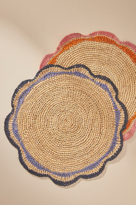Payton James Handwoven Garden Party Placemat | Anthropologie (US)