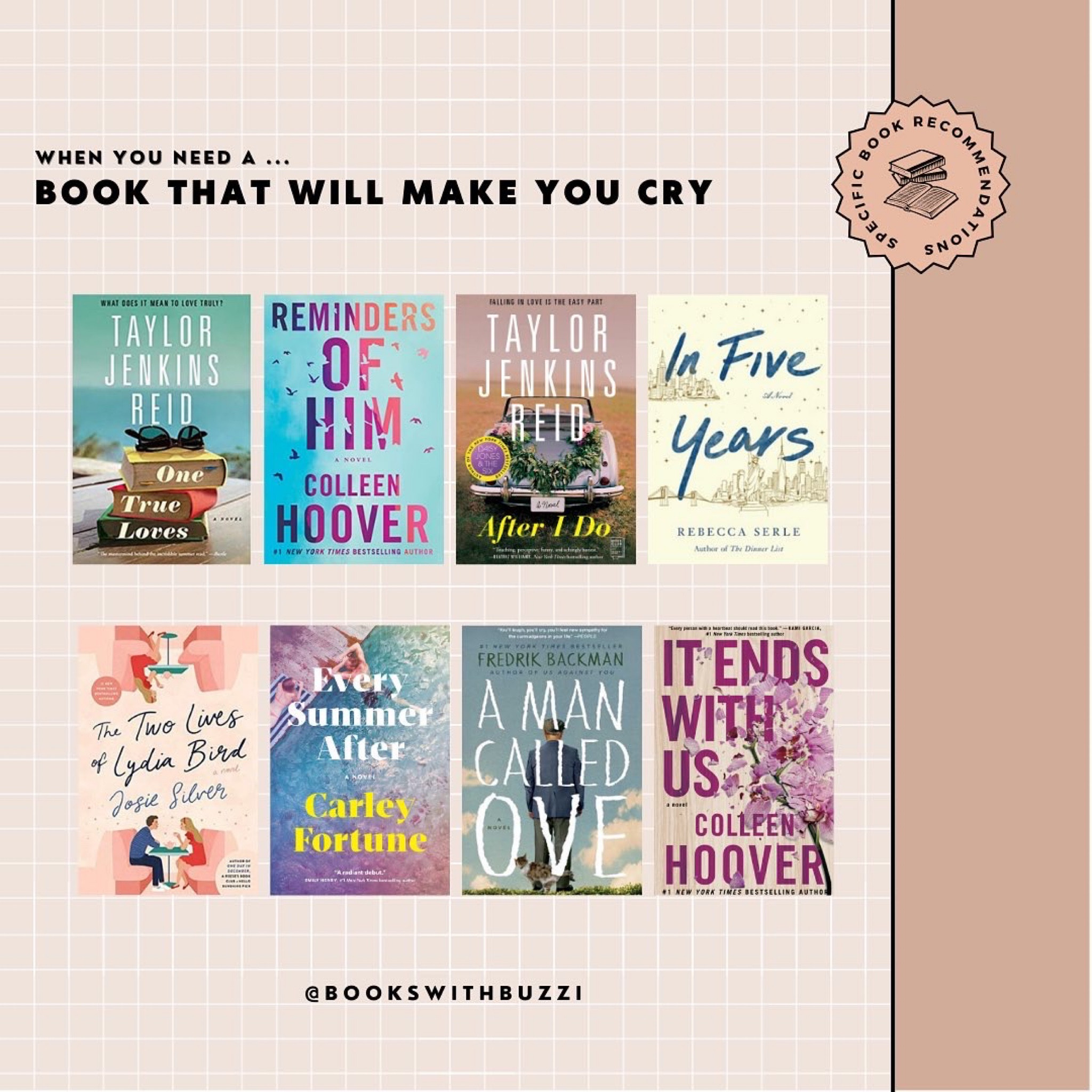 when you need a book that will make you cry