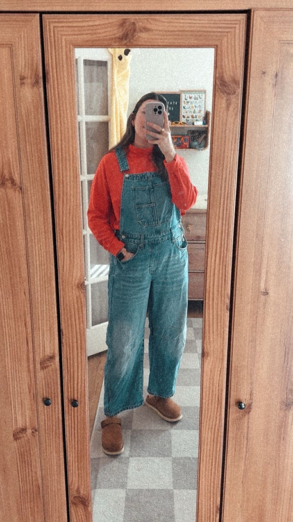 Free people mom outfit:
FP Good Luck Barrel Overalls
FP Restoration Layer
UGG Slippers

#LTKU #LTKdayinmylife #LTKmomlife