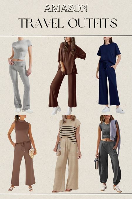 Lounge sets, loungewear, two piece sets, Amazon lounge wear, matching set, airport outfit, travel outfit 


#LTKTravel #LTKFindsUnder50 #LTKStyleTip