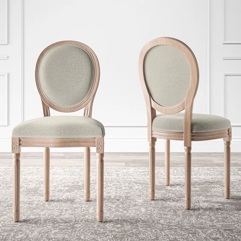 Agda Linen Upholstered Side Chair | Wayfair North America