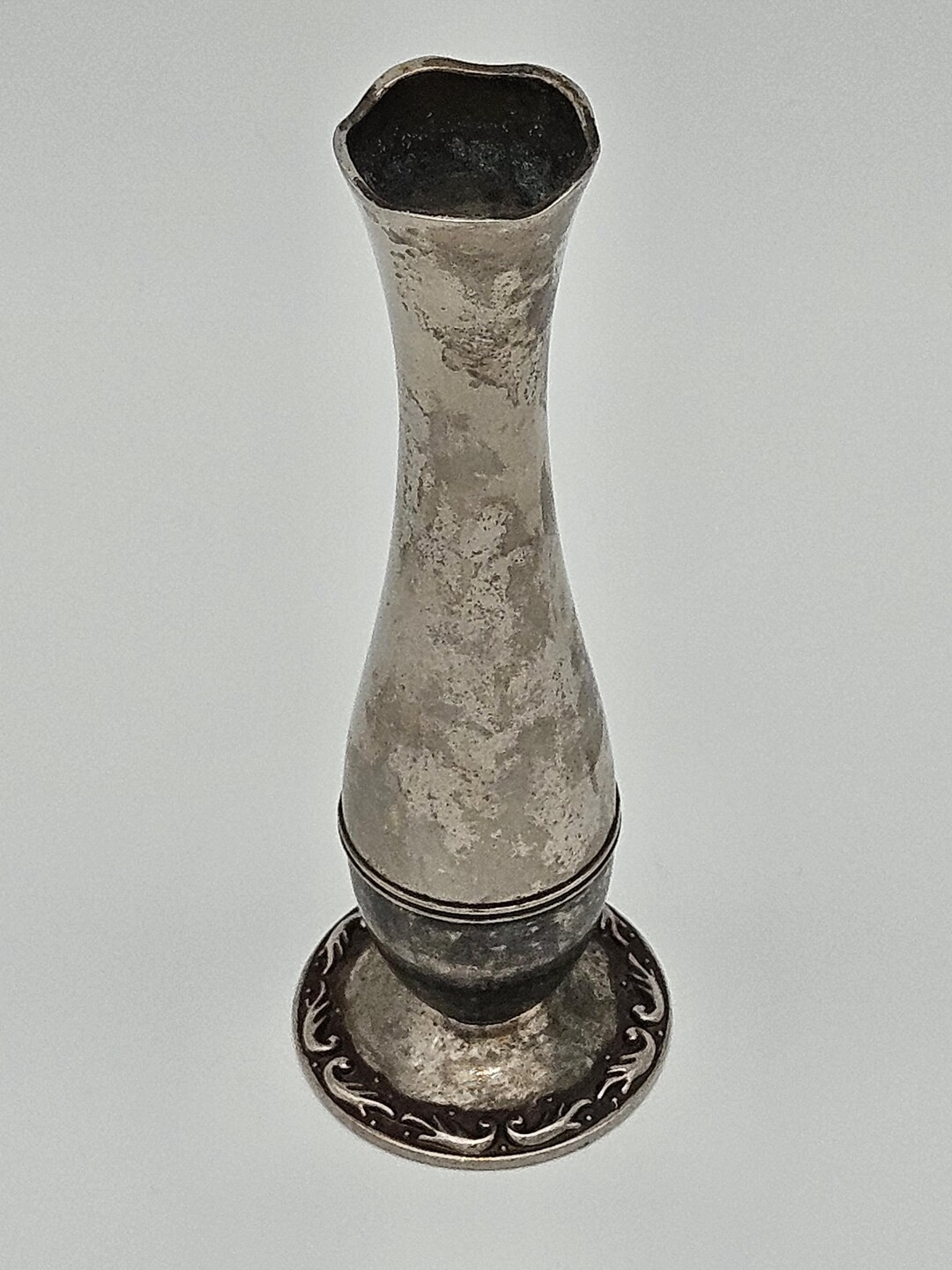 Vintage Silver-plated Bud Vase – Ornate Base With Scroll Design - Etsy | Etsy (US)