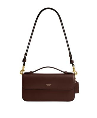 Elora Small Leather Top Handle Shoulder Bag | Macy's
