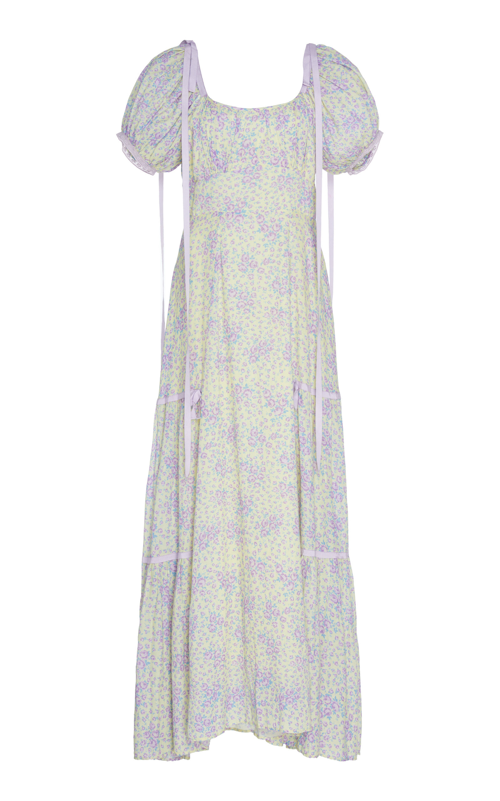 LoveShackFancy Jessie Tiered Cotton Maxi Dress | Moda Operandi Global