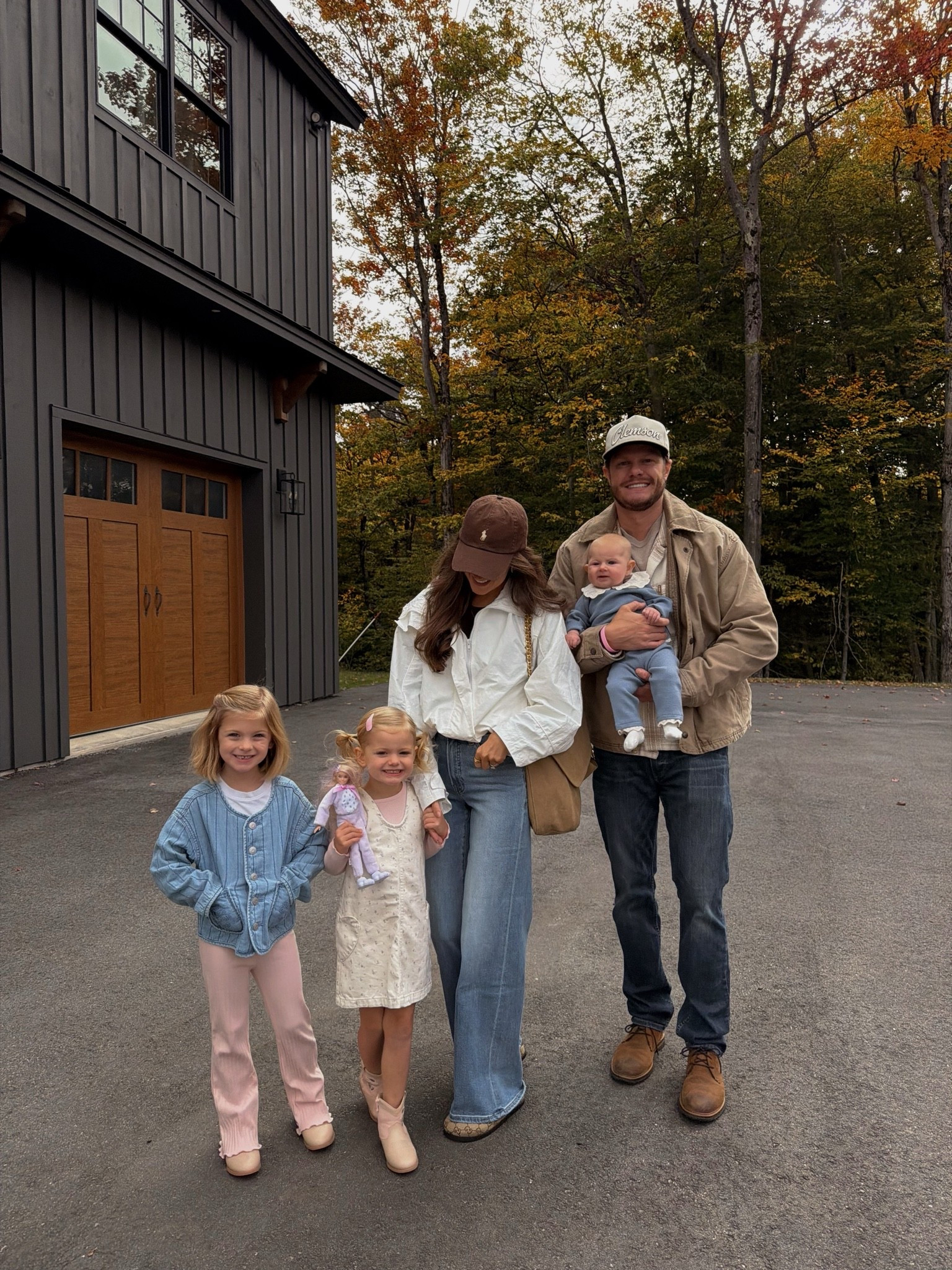 Family outfits - going on the chair lift!