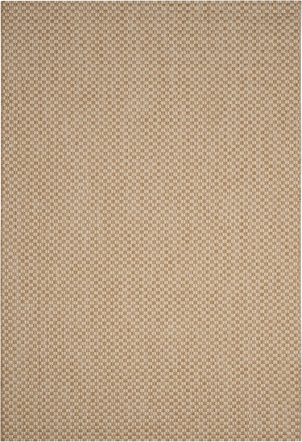 SAFAVIEH Courtyard Collection Accent Rug - 4' x 5'7", Natural & Cream, Non-Shedding & Easy Care, ... | Amazon (US)