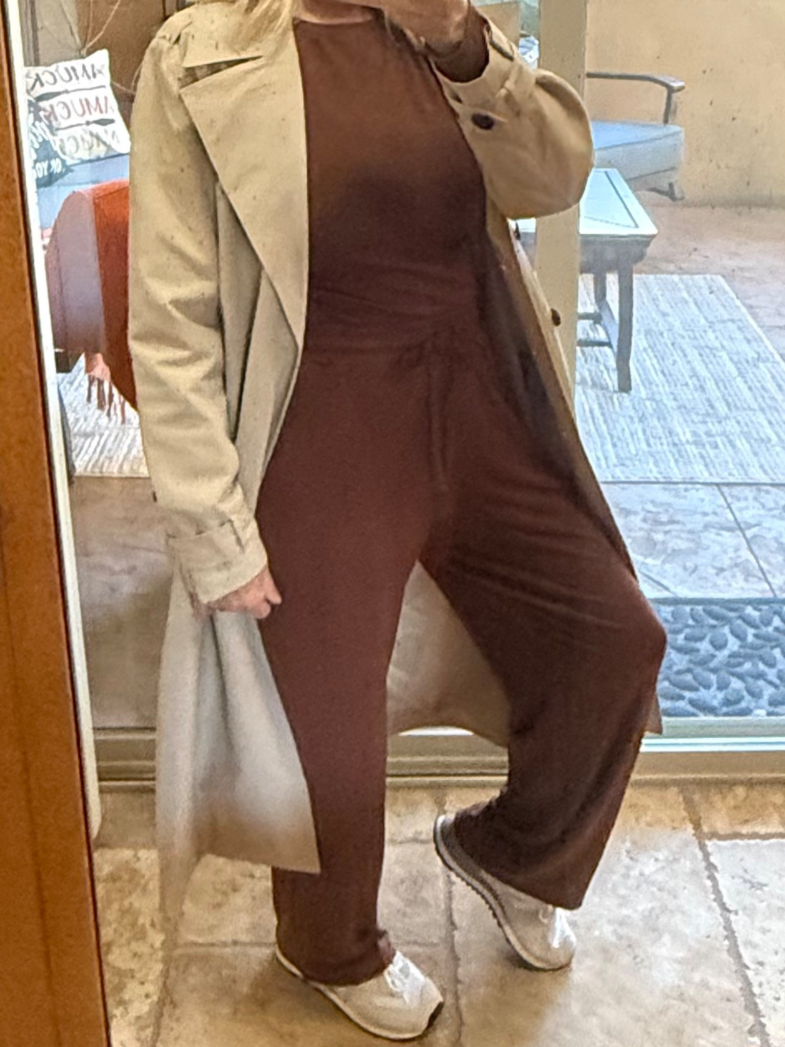 Comfy lounge set, trench and sneaks! Ready for almost anything!


#LTKStyleTip #LTKOver40 #LTKActive