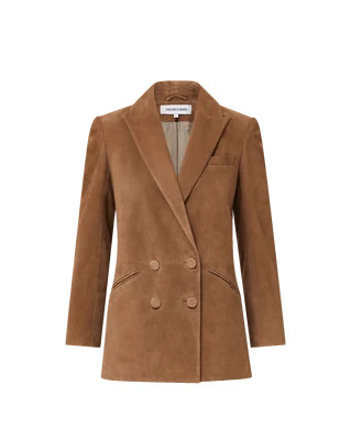 Veronica Beard Oria Suede Dickey Jacket - Oria Suede Dickey Jacket | Shop.app