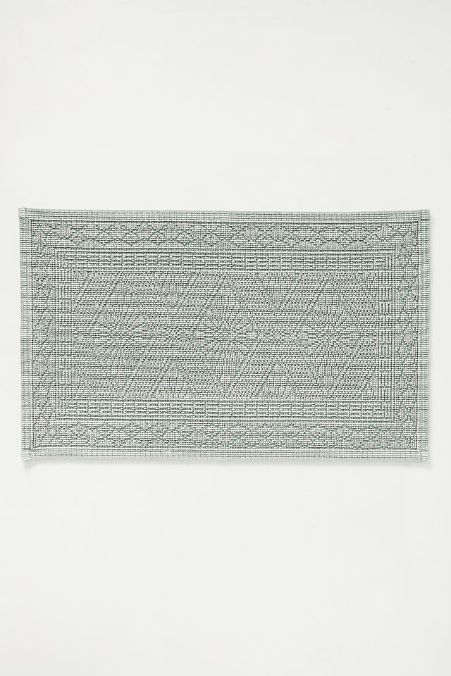 Misona Stonewashed Cotton Bath Mat | Anthropologie (US)