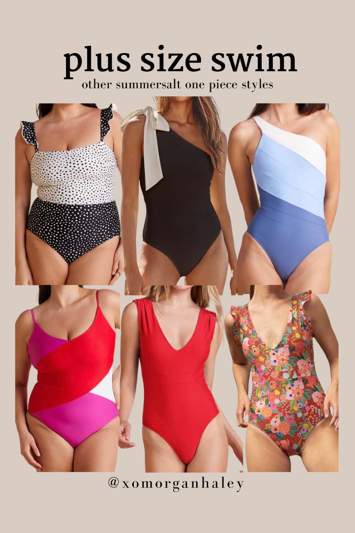 Plus size one piece swimsuits with the best coverage and so comfy! I wear size 18 in this brand!

#LTKswim #LTKplussize