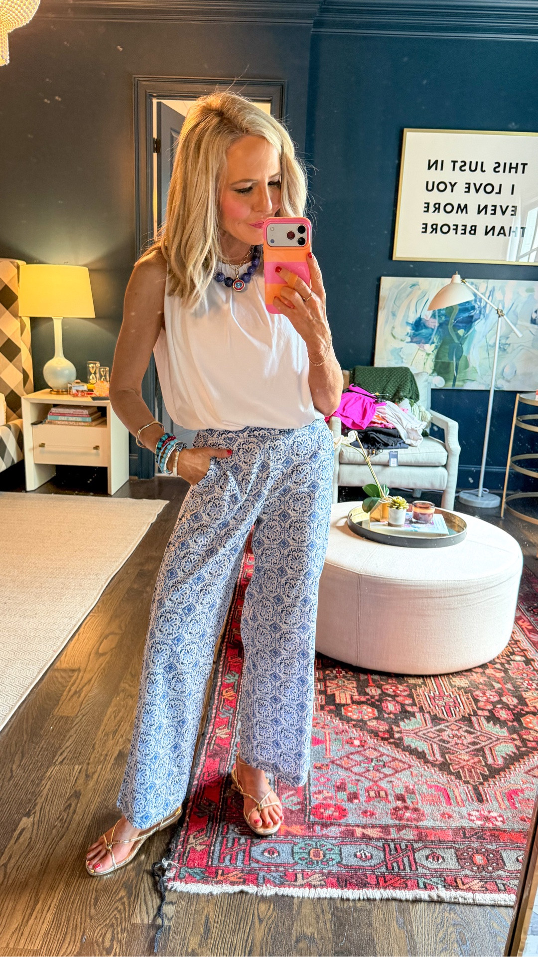 50% off my top and pants from @loft • wearing petite XXS in both!!

#LTKootd #LTKOver40 #LTKSaleAlert