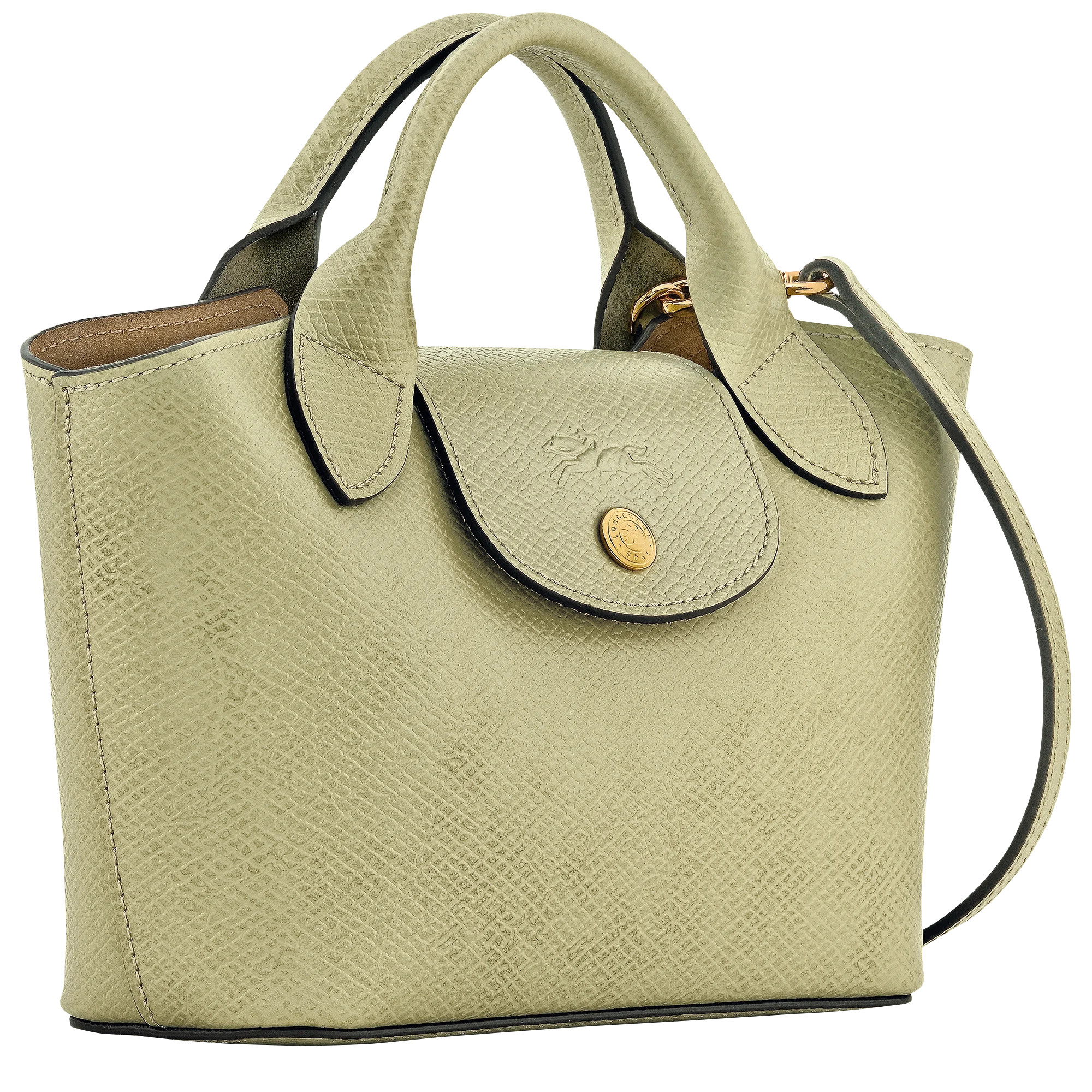 Épure XS Tote bag Almond Green - Leather | Longchamp US | Longchamp