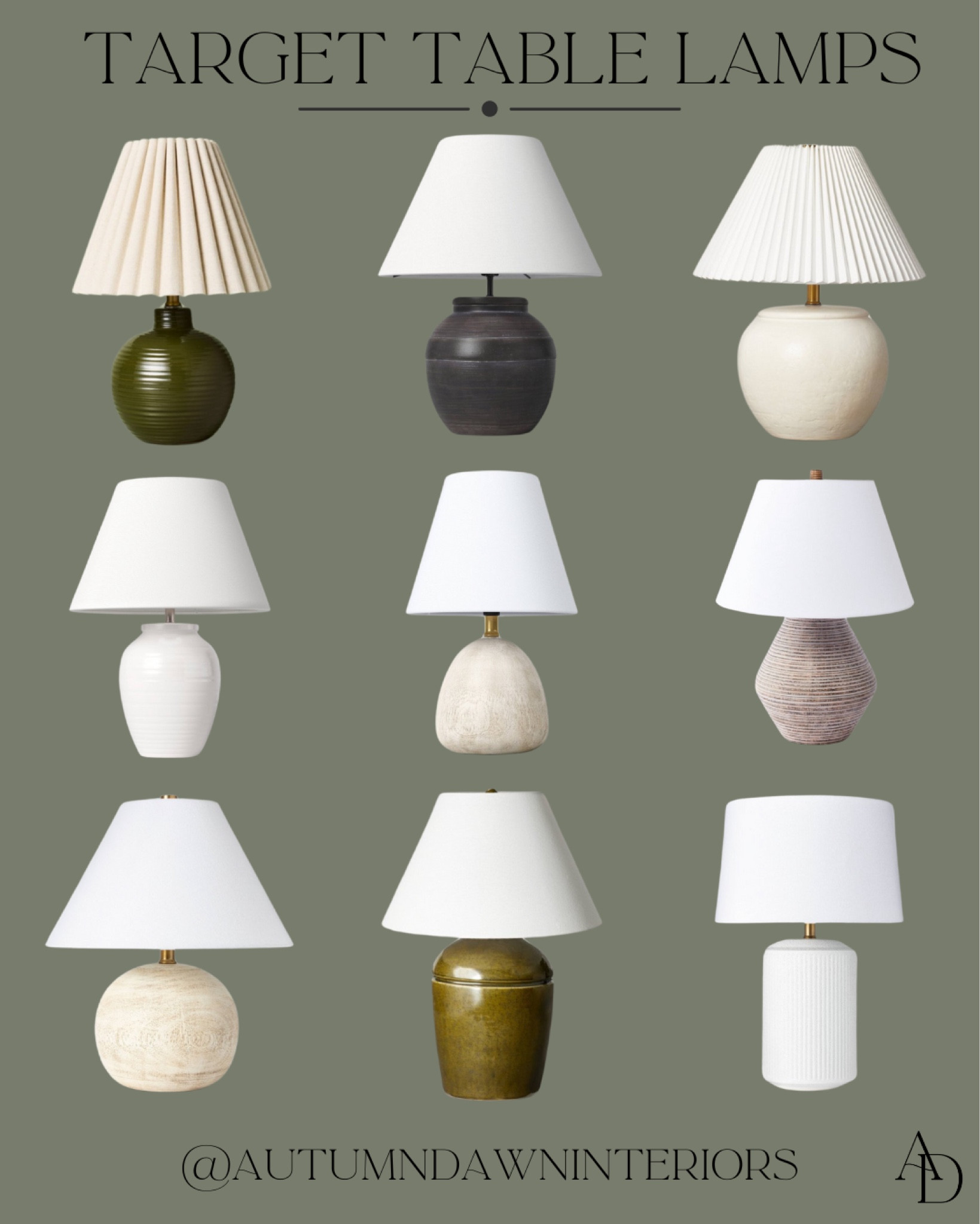 Target table lamps! 

#LTKFindsUnder100 #LTKHome #LTKFindsUnder50