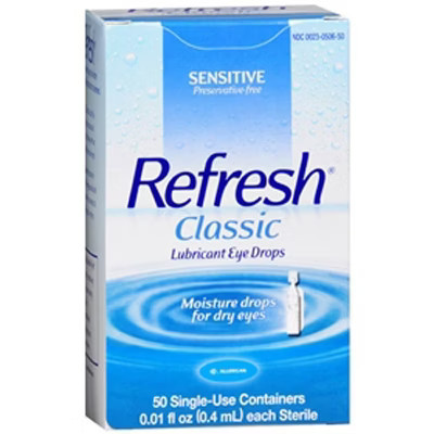 Refresh Lubricant Eye Drops, Classic - 0.01 Oz X 50 Pack | Target