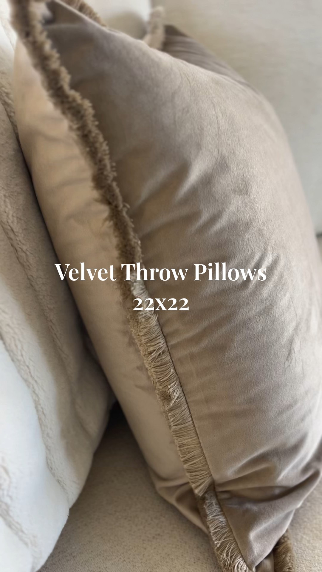 Gorgeous Velvet Throw Pillows 22x22. Used 24x24 inserts. Many colors available 

#LTKHome #LTKFindsUnder50 #LTKFamily