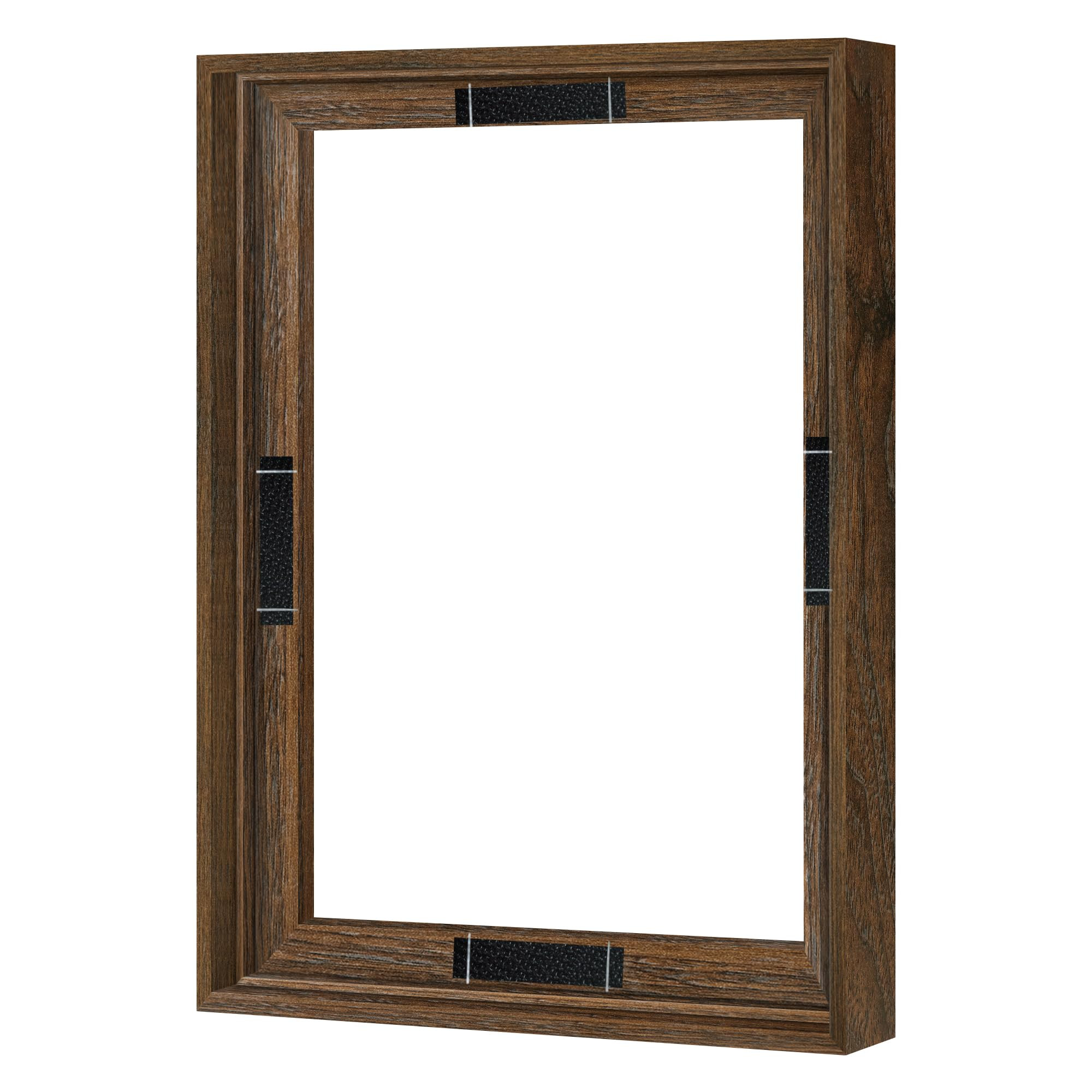 Abtgt 12x16 Canvas Floating Frame with 0.9" Deep, Brown Floater Frame for Canvas Paintings with A... | Amazon (US)