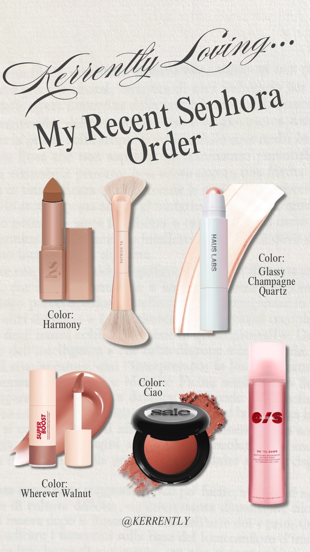 Sharing all the products and their specific shades that I purchased in my recent @sephora same-day delivery order! #sephorapartner


#LTKWatchNow #LTKSpringSale #LTKBeauty