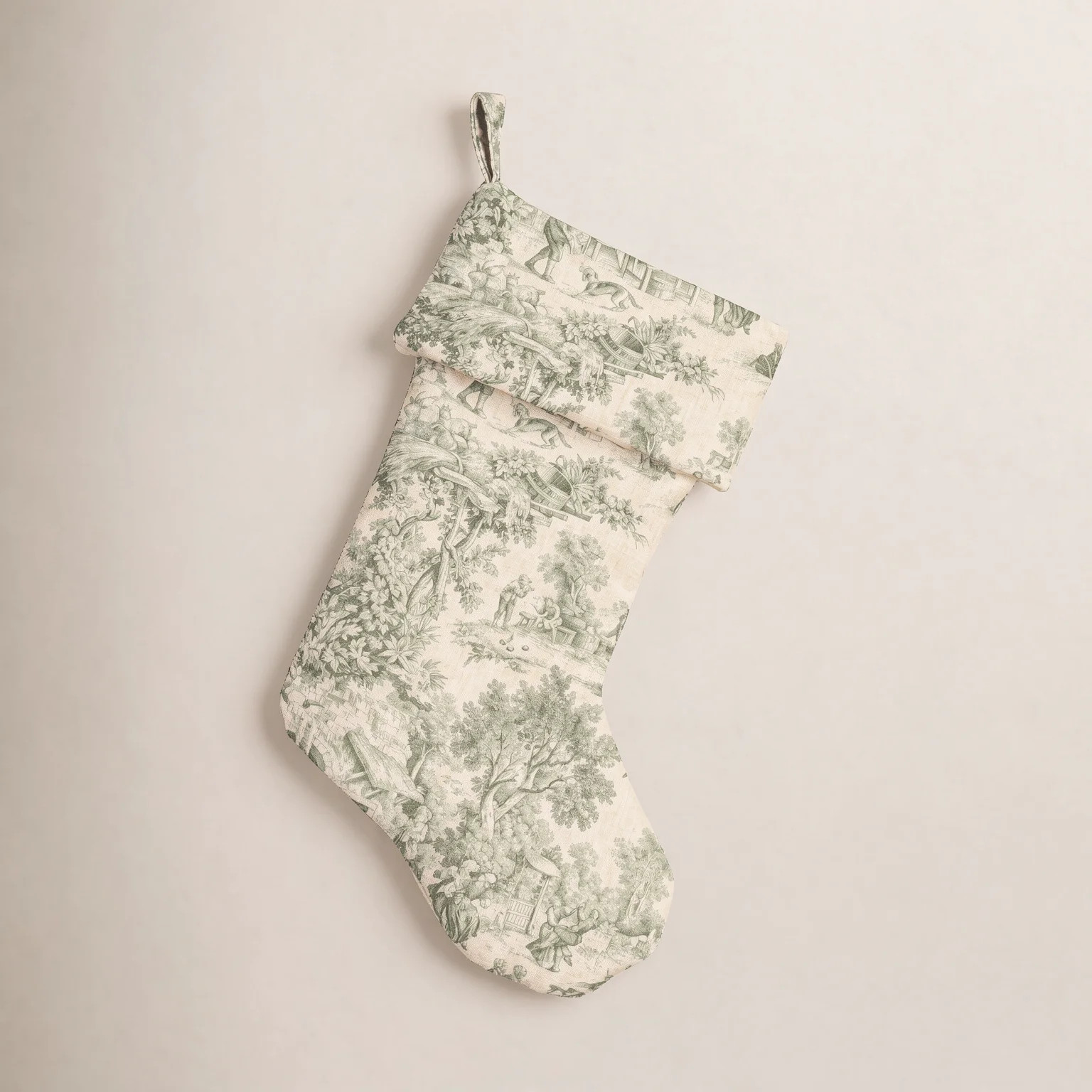 Toile Christmas Stocking | Wayfair North America