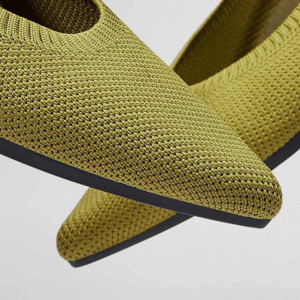 Pointed-Toe Ballet Flats (Aria 5°) | VIVAIA