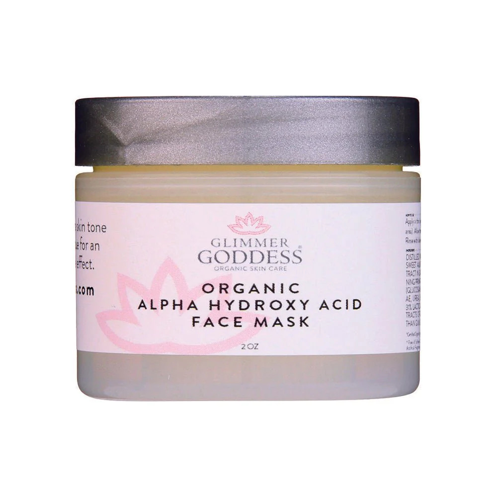 Renewing Organic Face Mask For Glowing Skin - Alpha Hydroxy Acid | Casual Chic Boutique