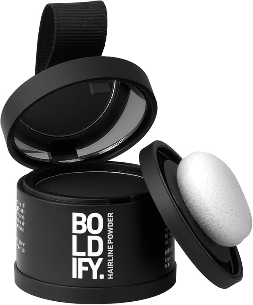 BOLDIFY Hairline Powder - Root Touch Up Hair Color for Gray Coverage - Bald Spot Concealing Hair ... | Amazon (US)