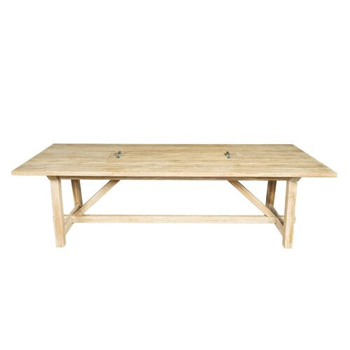 Harvest Teak Outdoor Table - Natural - Lauren Liess - Hatteras | One Kings Lane