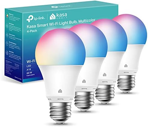 Kasa Smart Light Bulbs, Full Color Changing Dimmable Smart WiFi Bulbs Compatible with Alexa and G... | Amazon (US)