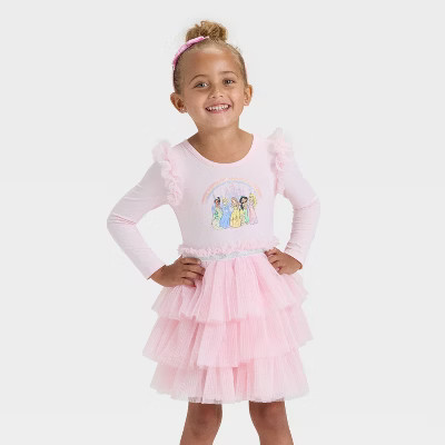 Toddler Girls' Disney Princess Ballerina Dress - Pink 3T | Target