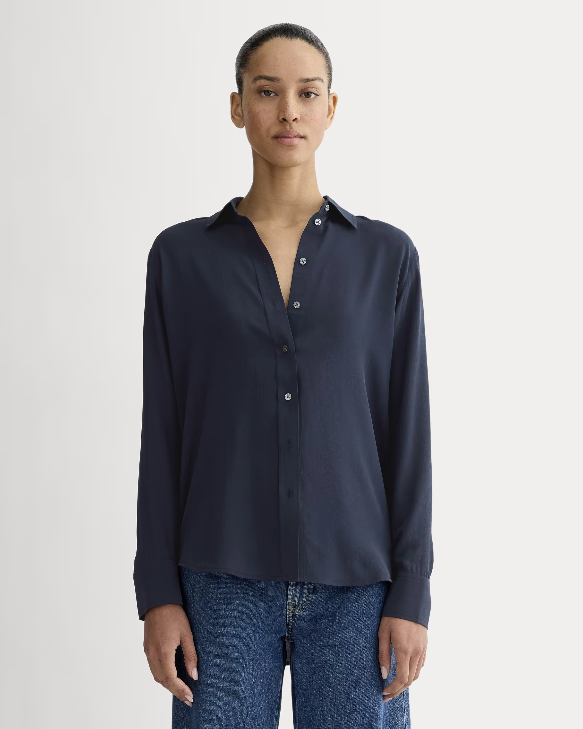 The Must-Have Shirt in Washable Silk | Everlane