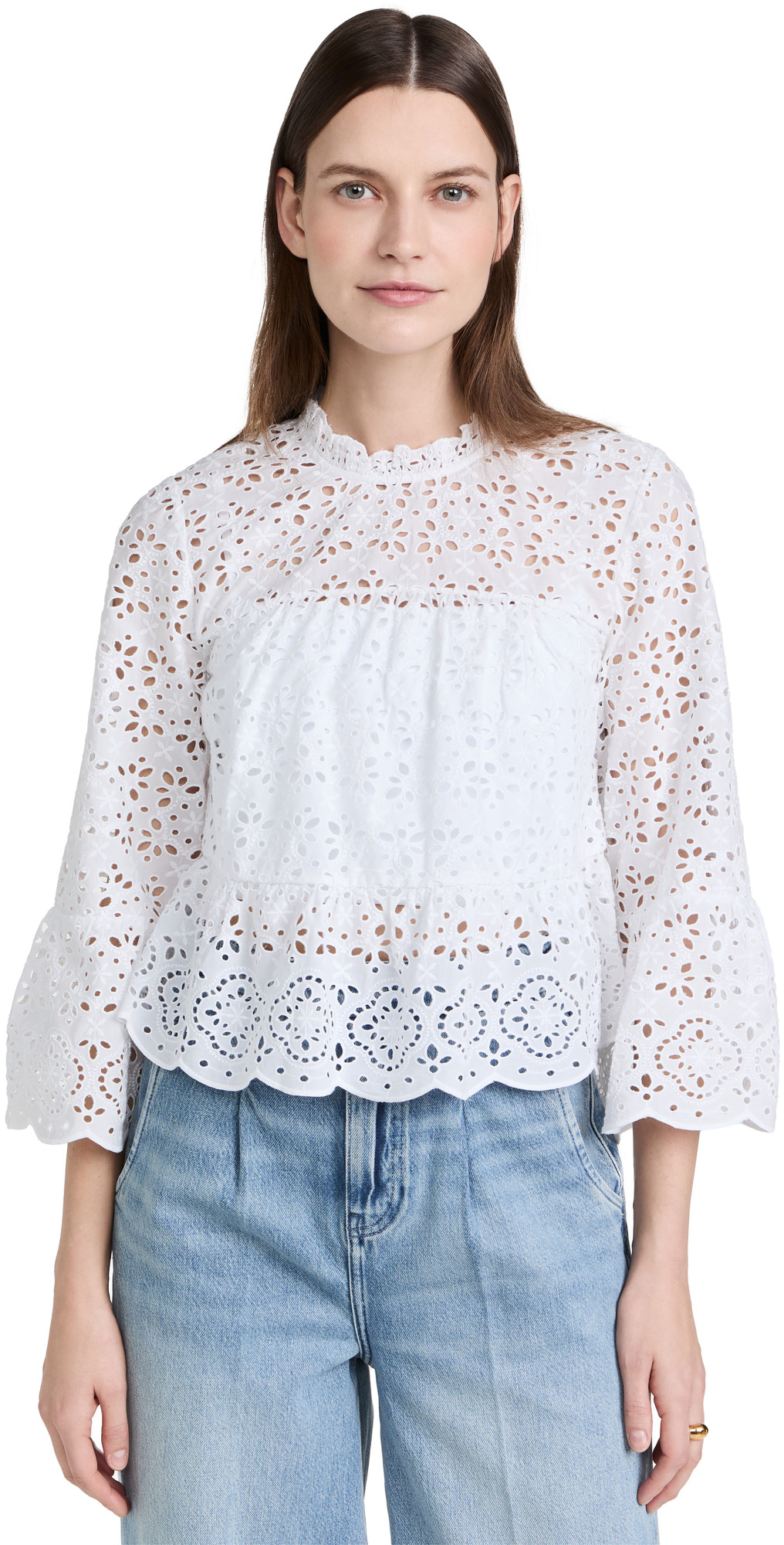 Emmalyn Eyelet Top | Shopbop