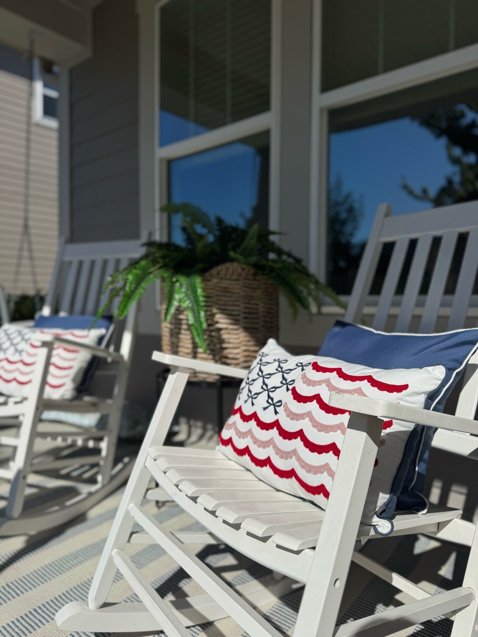 Cutest patriotic pillows! 🇺🇸