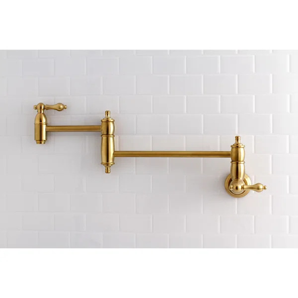 Restoration Wall Mount Pot Filler Kitchen Faucet | Wayfair North America