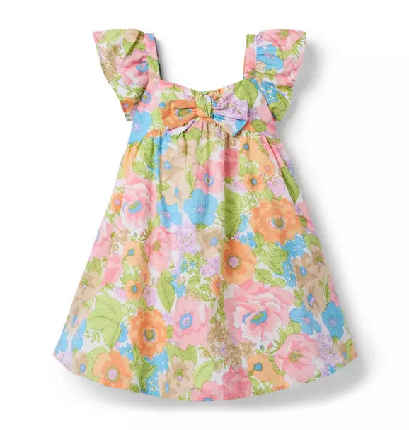 Floral Bow Dress | Janie and Jack