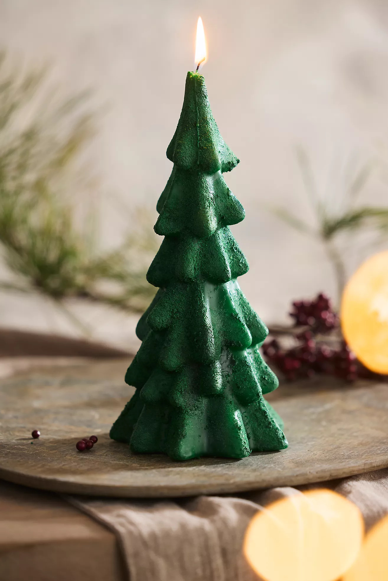 Evergreen Tree Candle | Anthropologie (US)