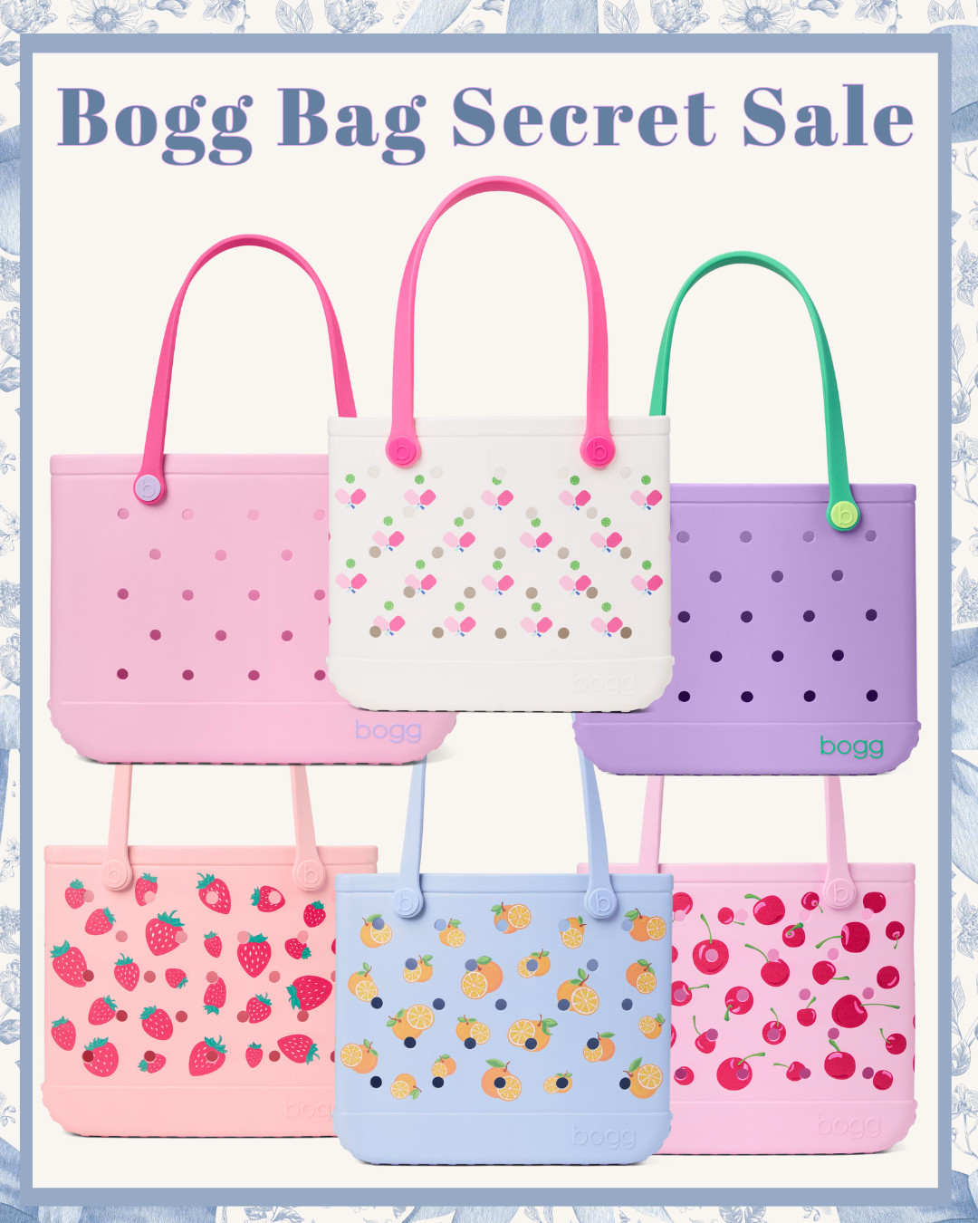 Use code SECRET40 for 40% off select Bogg Bags! 

 

#LTKValentine #LTKSaleAlert #LTKTravel
