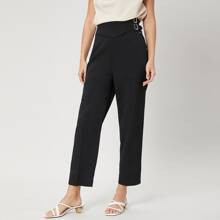 Pantalon tailleur en viscose | SHEIN