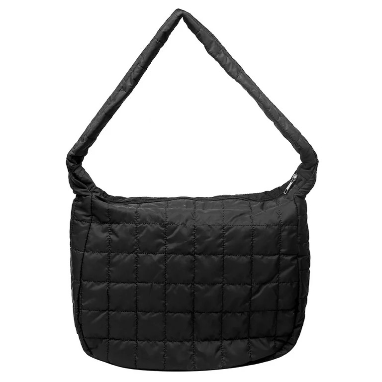 Lotpreco Women Padded Shoulder Bag Luxury Check Tote Bag Soft Pillow Handbag Quilted Puffy High C... | Walmart (US)