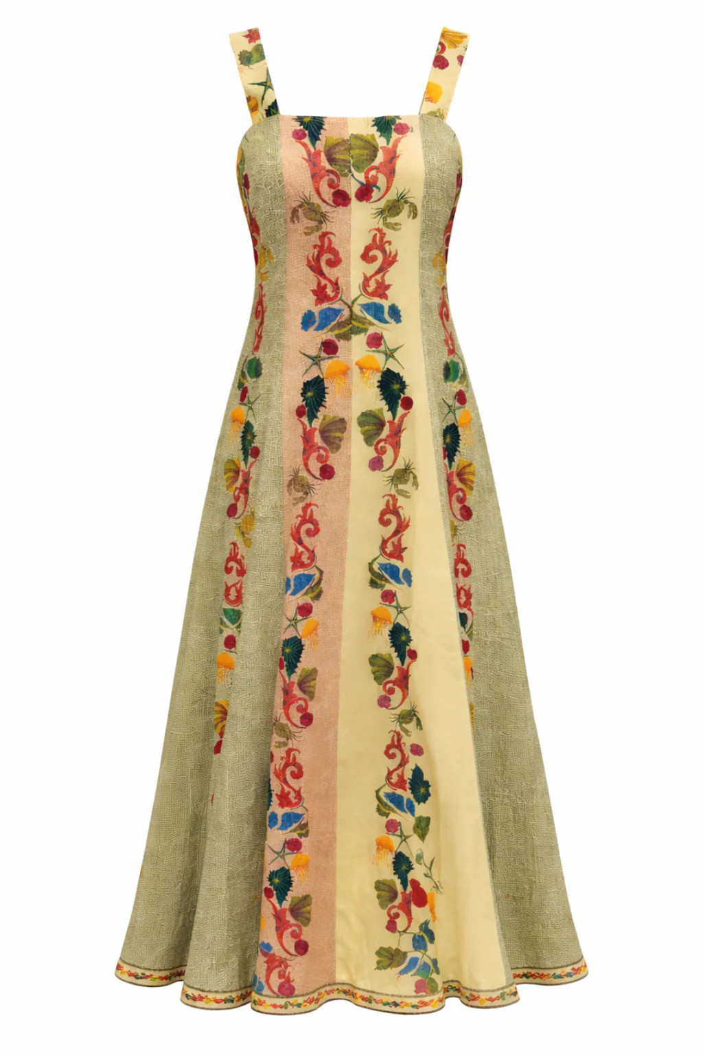 Loren Multi Shell Midi Dress | Anna Cate Collection