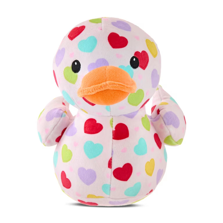 Small Sweetheart Duck Plush, Multicolor, 7", Valentine's Day by Way To Celebrate | Walmart (US)
