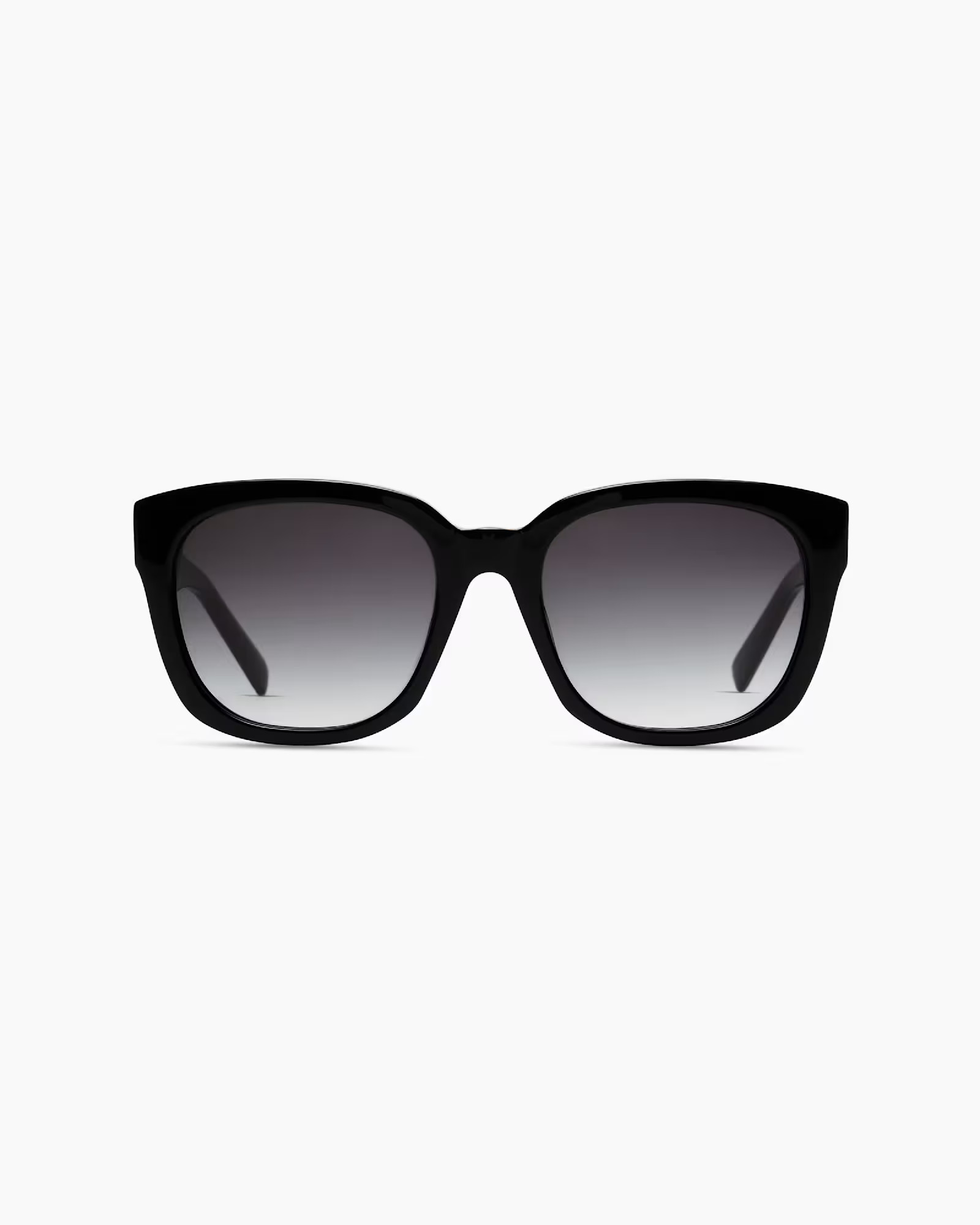 Barcelona Polarized Acetate Sunglasses in Black With Grey Gradient Lens | Quince