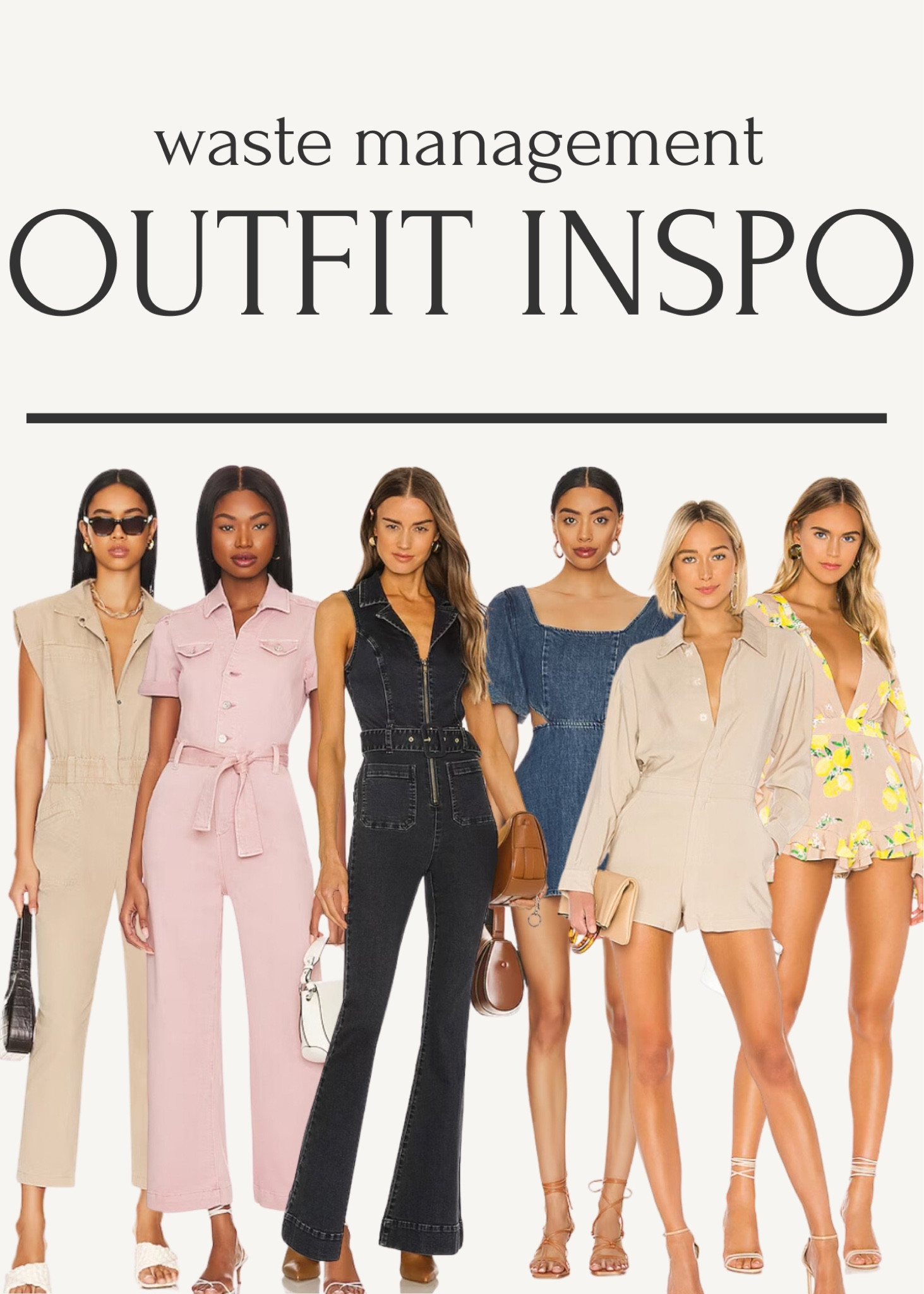 waste management outfit inspo!! #putfitinspo #wastemanagement #phxopen #openoutfits #rompers #jumpsuits #casualwear

#LTKU #LTKSeasonal #LTKstyletip