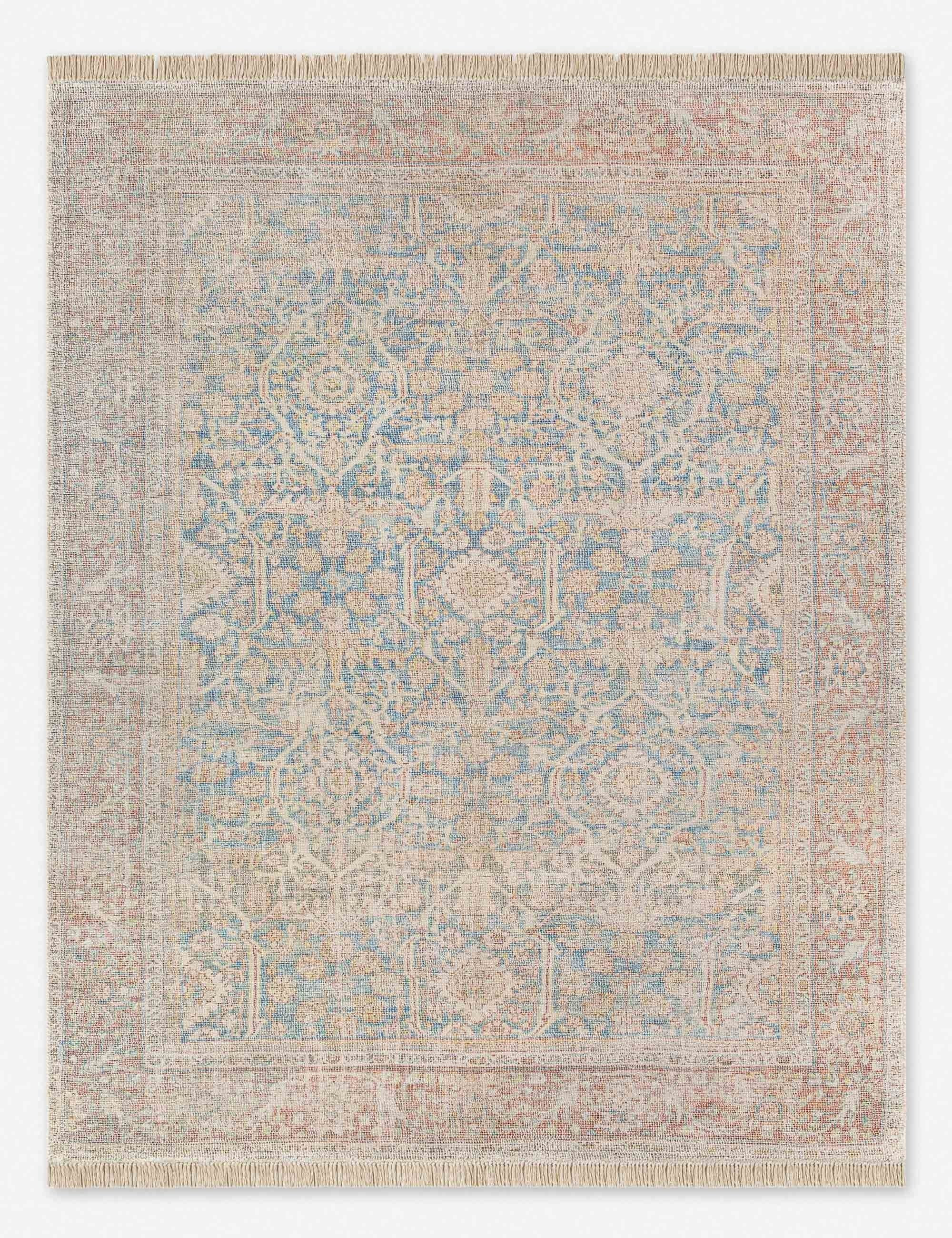 Dylani Rug, Sand / Blue | Lulu and Georgia 